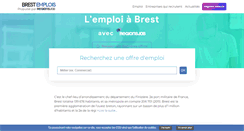 Desktop Screenshot of brest-emplois.com